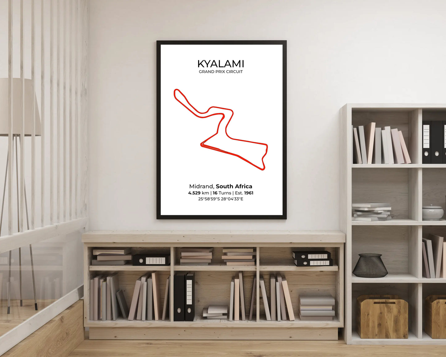 Kyalami Grand Prix Circuit – F1 Circuit Poster