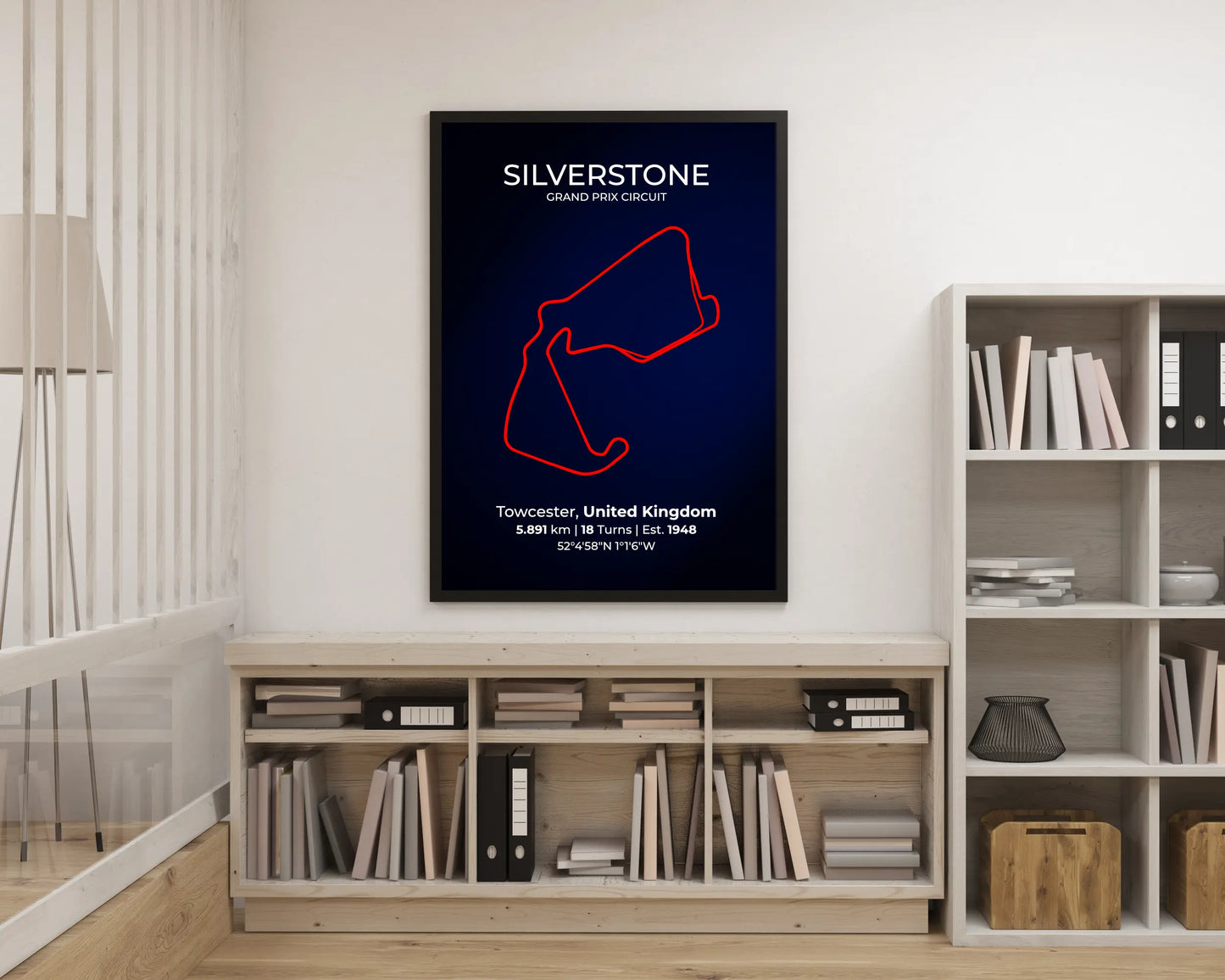 Silverstone Circuit – F1 Circuit Poster