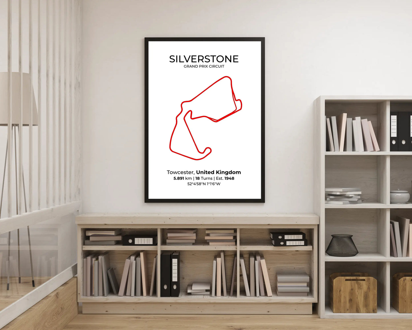 Silverstone Circuit – F1 Circuit Poster