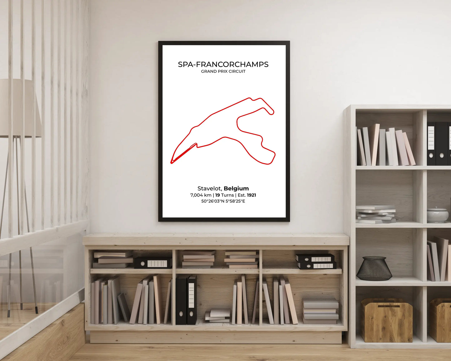 Circuit de Spa-Francorchamps – F1 Circuit Poster