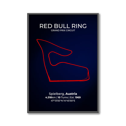 Red Bull Ring – F1 Circuit Poster